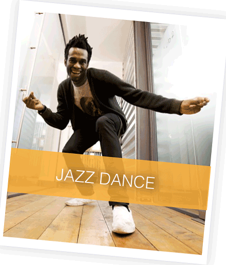 graphic of a jazz dancer in a pose