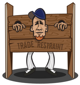 trade restraint for baseball players