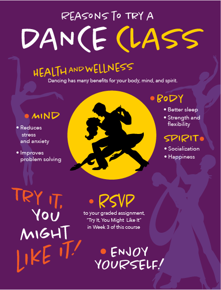 poster infographic 2 for a dance class