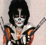 image of drummer celeb Peter Criss